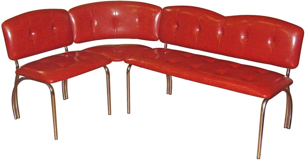 Угловой диван М124-01 на металлическом каркасе
