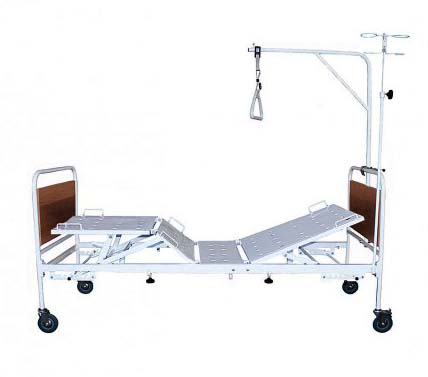 Кровать медицинская функциональная четырехсекционная 182-09 механическая, для лежачих больных