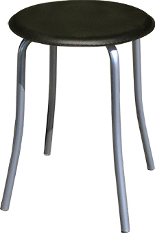 Табурет - стул М91-01 на металлической раме. Круглое сиденье.