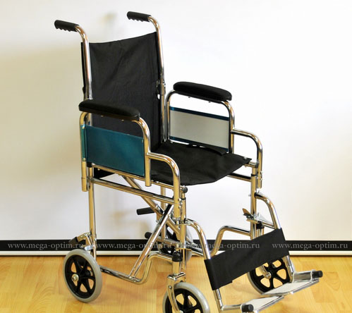 Инвалидная коляска - каталка LK6022 стальная