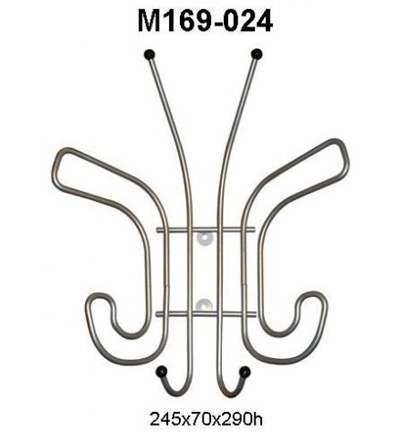 Навесная вешалка металлическая М169-024 "бабочка" 
