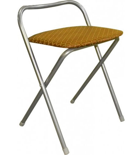 Складной стул-табурет М2-02 с порошковой покраской каркаса стула. 