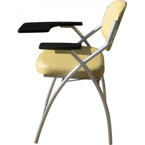 Складной стул офисный М5-021 со столиком на металлической раме.