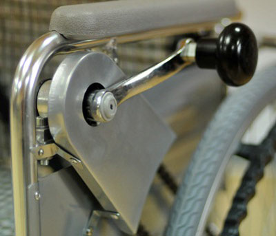 Инвалидная коляска - кресло кресло LK6021 алюминиевая конструкция с ручным велоприводом