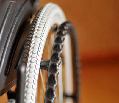 Инвалидная коляска - кресло кресло LK6118-46AQ алюминиевая конструкция