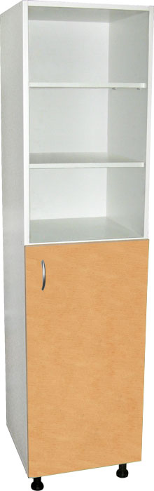 Шкафы для документов одностворчатые с арт. М202-011...14 полочные ЛДСП с дверцей