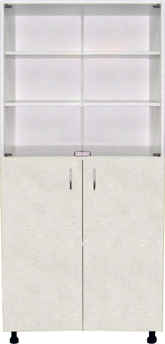 Шкафы для документов широкие арт. М 202-03...  полочные ЛДСП с дверцами медицинские