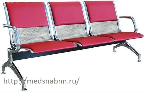 Многоместная секция стульев КС1/1-ПМ Многоместная секция стульев КС1/1-ПМ