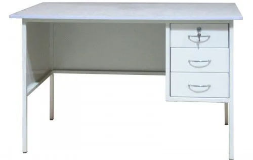 Стол лабораторный металлический СМ-1 с 3 ящиками. 1 sm1(2)-500x500