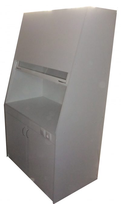 Шкаф вытяжной ШВл 1/01 лабораторный с пластиковой столешницей без мойки 