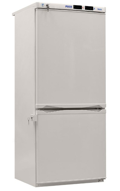 Холодильник комбинированный лабораторный ХЛ-250 POZIS дверки металл 1