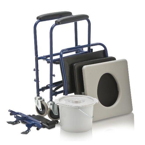 Кресло-коляска для инвалидов А-H 009B с санитарным устройством 2