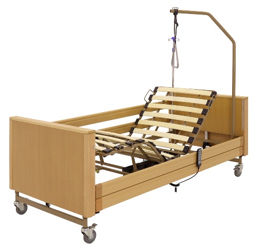 Кровать медицинская электрическая ММ-YG-1 (КЕ-4024М-11)с деревянными ламелями 1