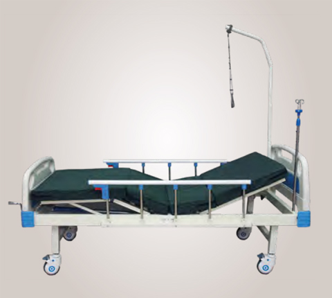 Кровать медицинская АТ-E1027 механическая 4х секционная 1